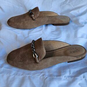 Naturalizer Women's Tan Suede Kayden Mules sz 9.5W